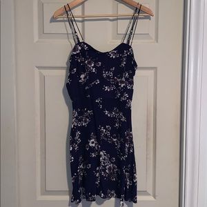 Blue Floral Summer Dress